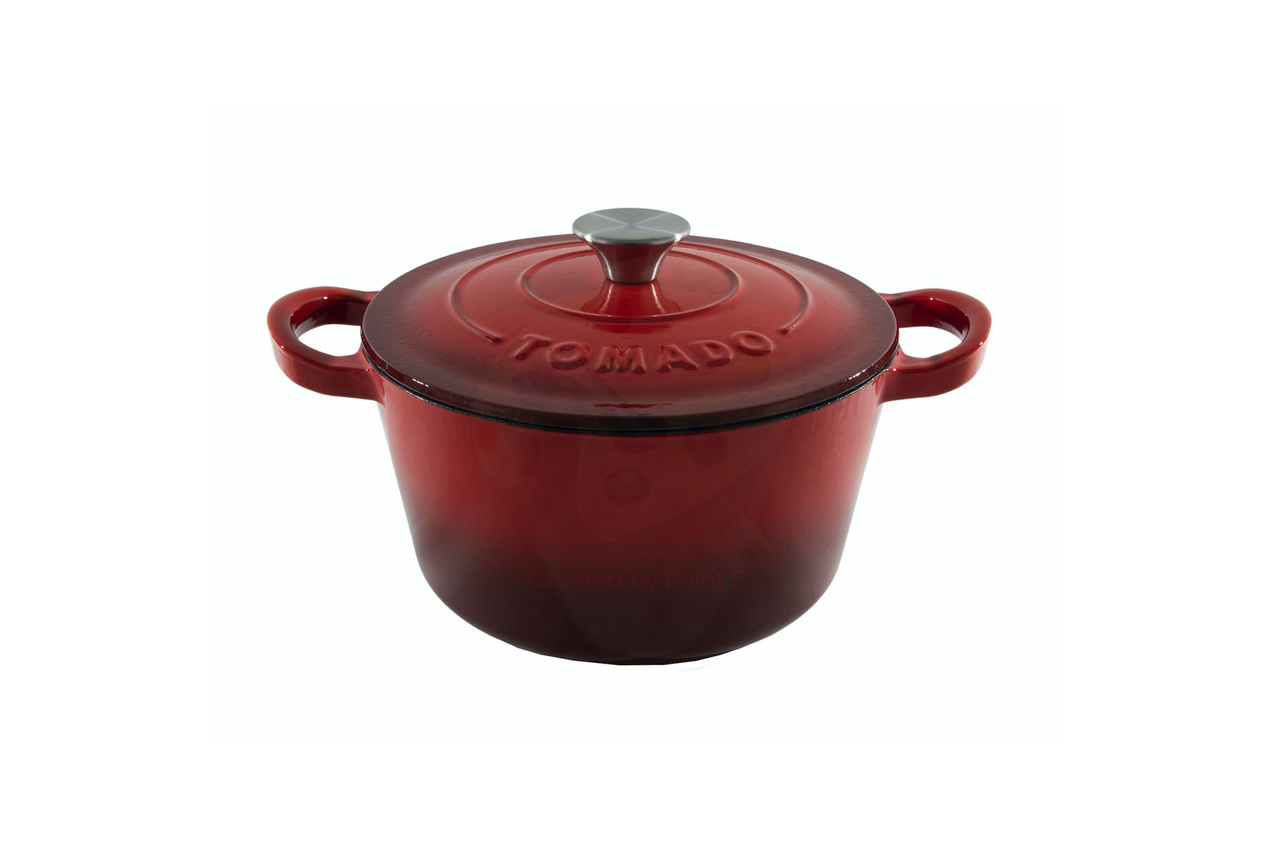 Uitrusting Norm Rot Gietijzeren braadpan Tomado 24cm rood